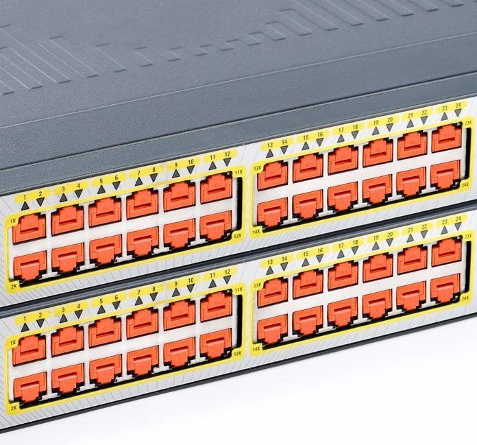 Actual product image Smart Keeper Basic RJ45 Port Blocker orange 100 pcs.