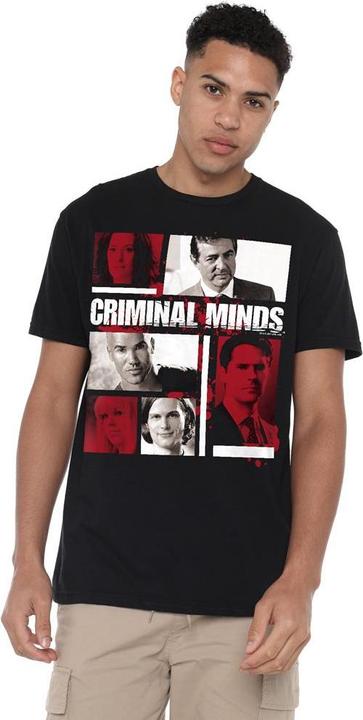 Immagine prodotto Criminal Minds Maglietta Scatole dei Personaggi Uomo (4XL)