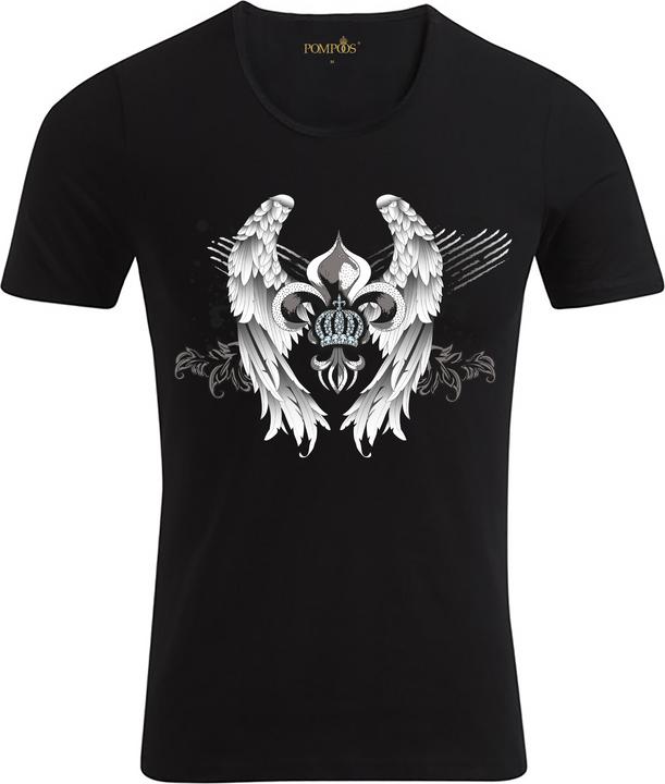 Actual product image Pompöös T-shirt men "Wings" - limited edition T-shirt men - size L (L)