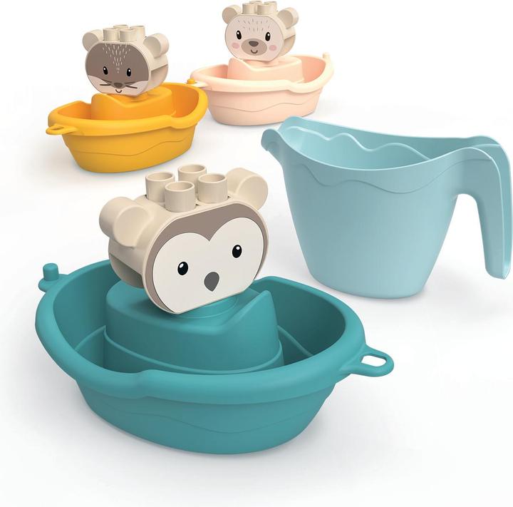 Image du produit Abrick Bateaux de bain Animaux avec arrosoir, 7 pcs.