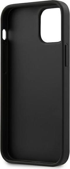 Produktbild BMW Hard Case Leather Tire Marks für Apple iPhone 12 mini - black (Apple iPhone 12 mini)