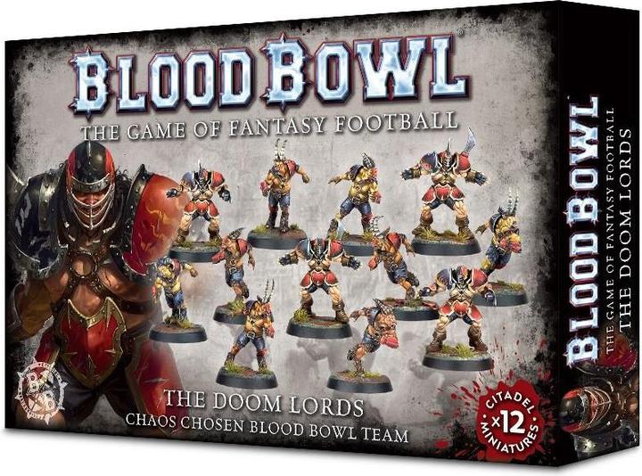 Produktbild Games Workshop Blood Bowl - The Doom Lords - Chaos Chosen Blood Bowl Team (Kunststoff)