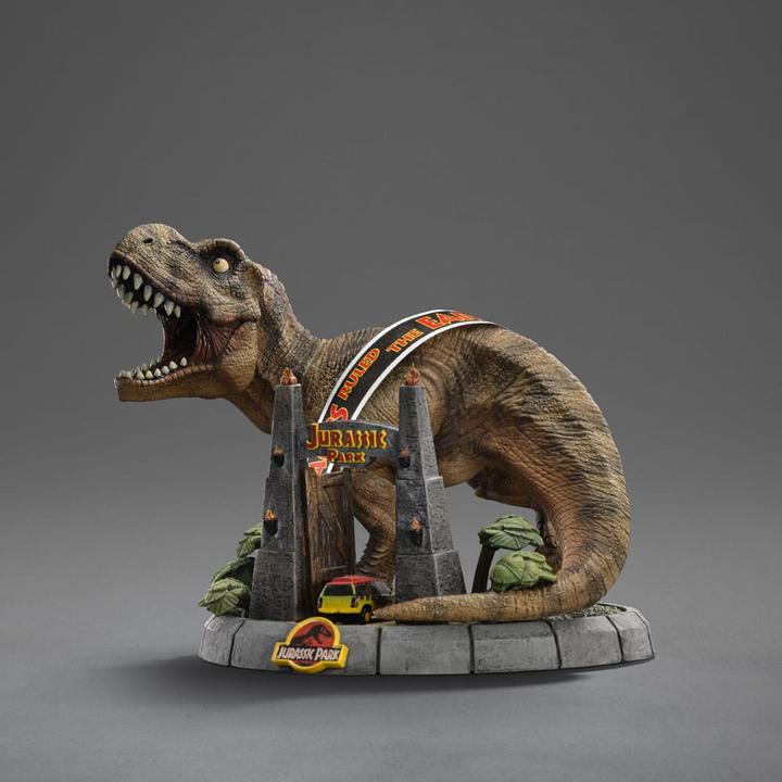 Produktbild Iron Studios Jurassic Park Mini Co. PVC Figur T-Rex Illusion Deluxe 15 cm