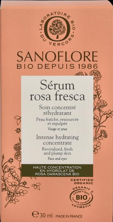 Actual product image Sanoflore Rose Fresca Re-Hydrating Serum 30ml (30 ml)