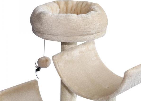 Produktbild PawHut Kletterbaum (105 cm, Beige)