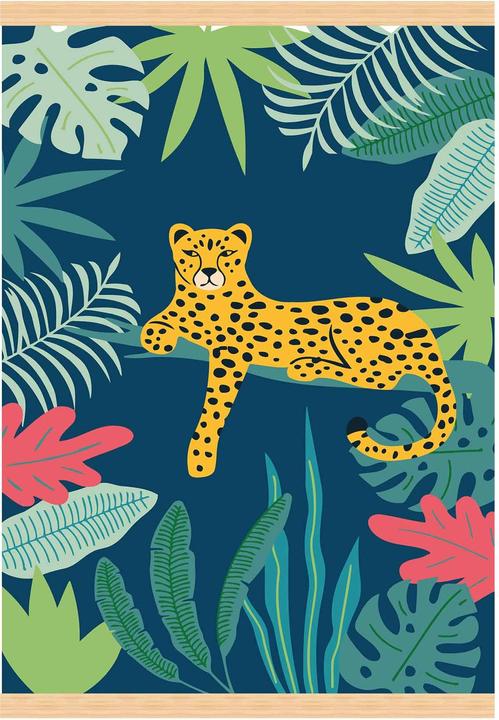 Produktbild I Am Creative Malen nach Zahlen, Jaguar, Wanddekoration