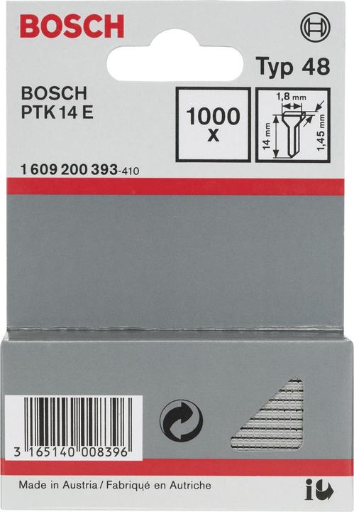 Image du produit Bosch Professional Zubehör Clou d'agrafage