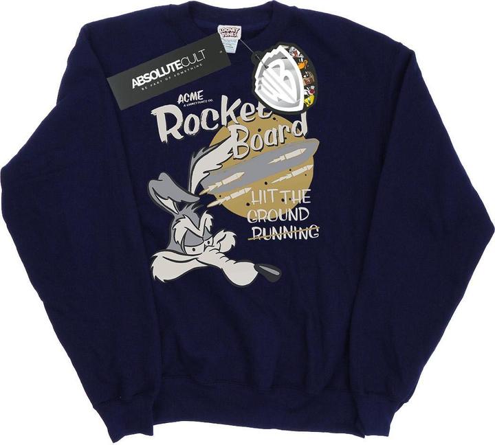 Immagine prodotto Looney Tunes Wile E Coyote Rocket Board Felpa Uomo (XXL)