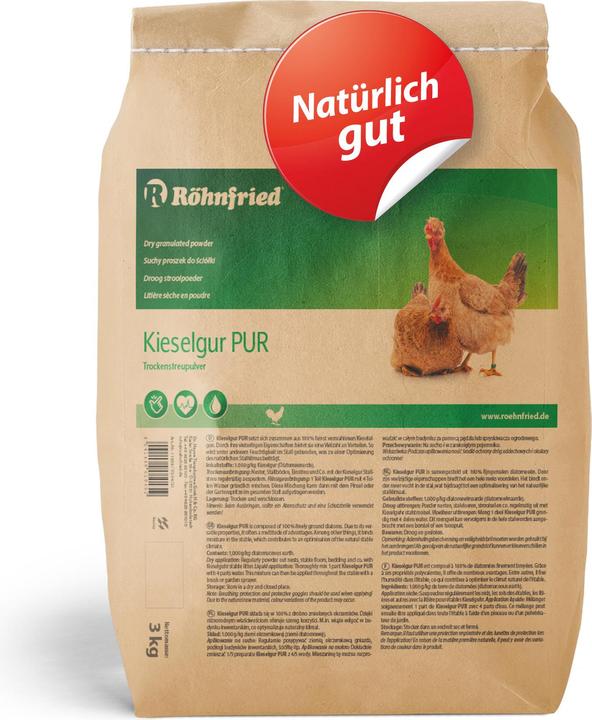 Produktbild Röhnfried Kieselgur PUR (3 kg, Einstreu)