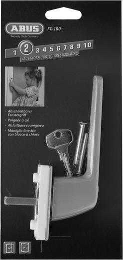 Produktbild Abus Fenstergriff FG110 grau