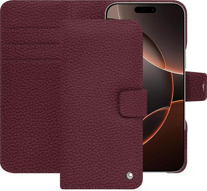 Actual product image Noreve Apple iPhone 16 Pro leather wallet case (Apple iPhone 16 Pro)