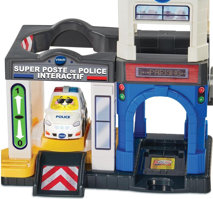 Image du produit VTech Tut Tut Bolides Série Pro - Super poste de police interactif (+ Chris, lieutenant de police)