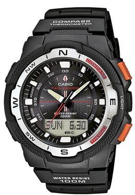 Actual product image Casio Sgw-500h-1bver (Analogue wristwatch, Digital watch, 47 mm)