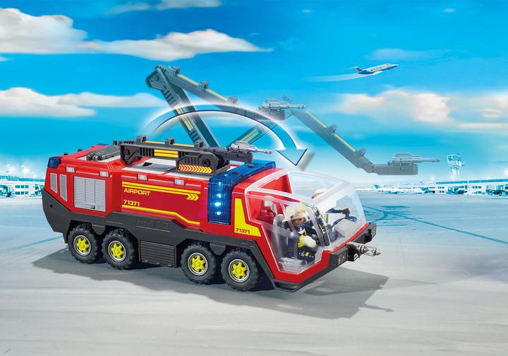 Actual product image Playmobil 71371 Airport Fire Truck with Light and Sound (71371, Playmobil City Action)