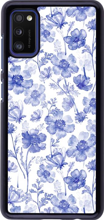 Immagine prodotto PhoneLook Copertina Primavera 23 fiori blu acquerello (Samsung Galaxy A41)