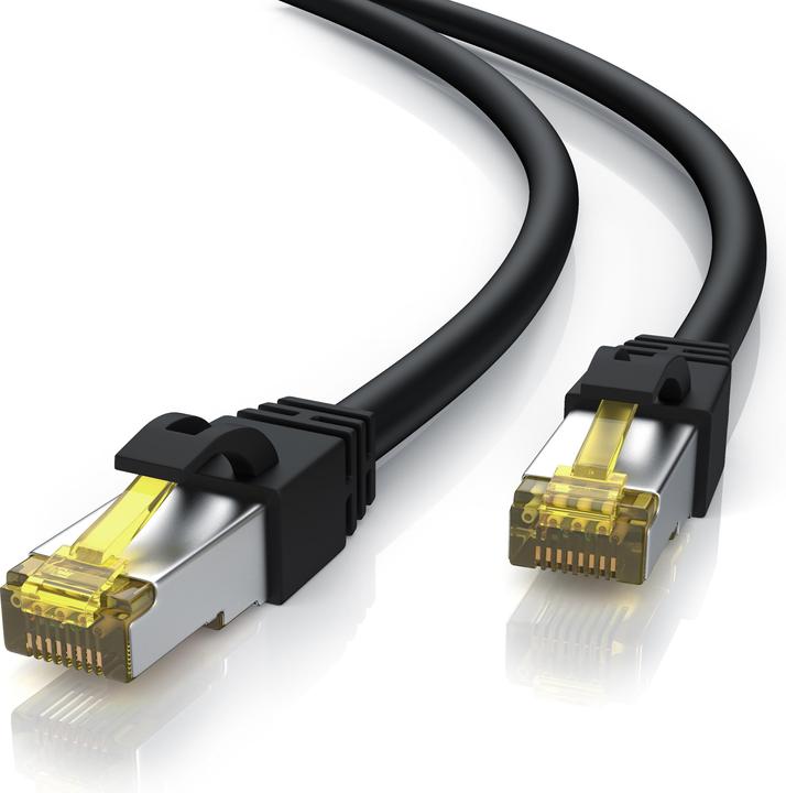 Produktbild Primewire Netzwerkkabel CAT.7, RJ-45, Ethernet, Outdoor Patchkabel CAT 7 IP66 10 Gbit/s S/FTP PiMF LAN Kabel (S/FTP, CAT7, 30 m)