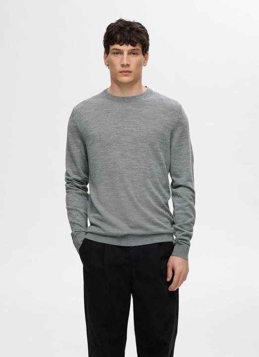 Actual product image Selected Homme Slhtray Ls Knit Merino Crew Neck Noos (M)