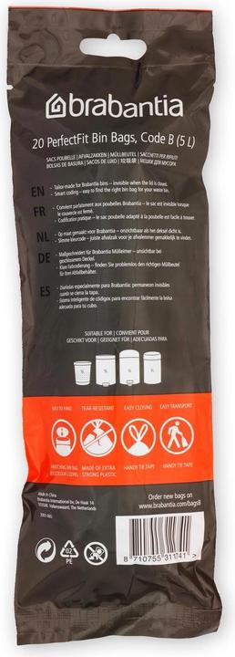 Actual product image Brabantia PerfectFit (20 x, 5 l)
