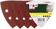 Actual product image Bosch Zubehör Sanding sheet set for delta sander, 93 mm, 80, 6 holes, pack of 25 (80)