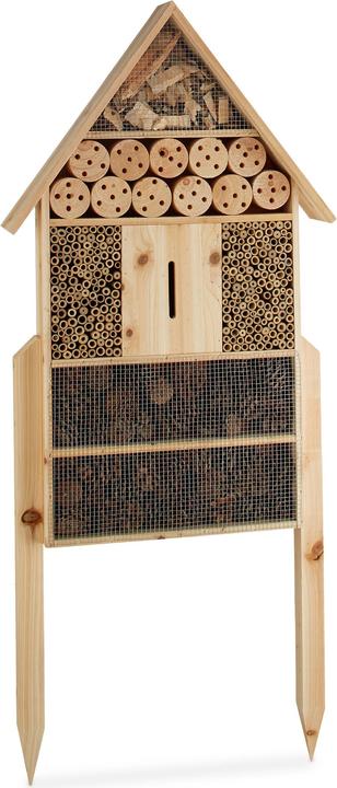 Relaxdays Albergo per insetti (Coccinelle, Merletti, Ape, Api, Farfalle)
