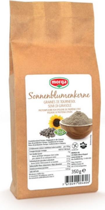 Actual product image Morga Sunflower seed protein raw gluten free organic Plv (1 Piece, Powder, 361 g)