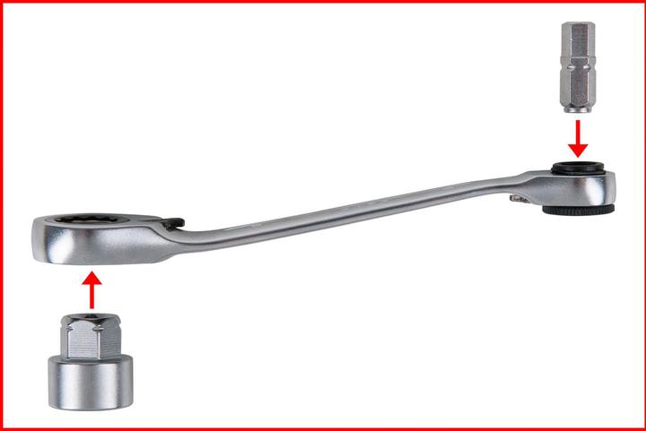 Produktbild KS Tools 1/4" + 11 mm Durchgangs-Steckschlüssel- und Bit-Satz (11 mm)
