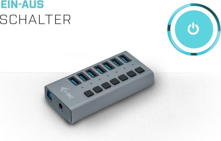 Produktbild i-tec U3CHARGEHUB7 (USB-B, 7 Ports)