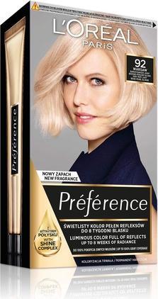 Actual product image L'Oréal Paris LOR PREFERENCE FERIA 92 Bardzo Jasny Blond& (92 Very Light Blonde)