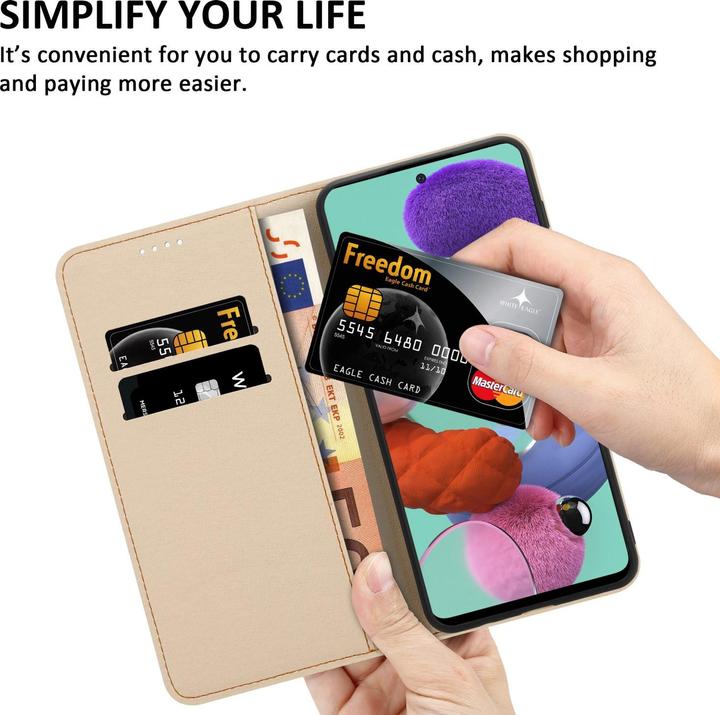 Actual product image Cadorabo Book cover with print (Samsung Galaxy M40s)