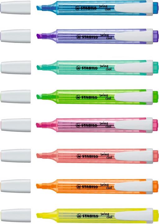 Actual product image STABILO swing cool highlighter (Sorted, 1 mm, 18 x)