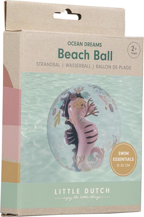 Immagine prodotto Little Dutch Pallone da spiaggia 3D Ocean Dreams Rosa