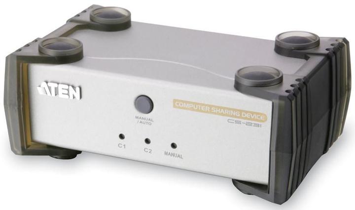 Actual product image Aten PC Sharebox 2Port reverse KVM switch