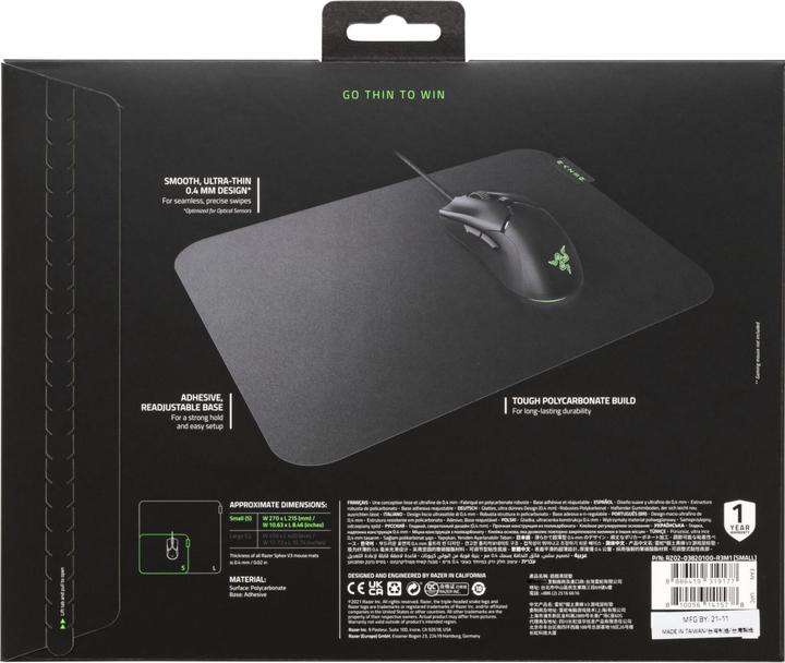 Actual product image Razer Sphex V3 (S)