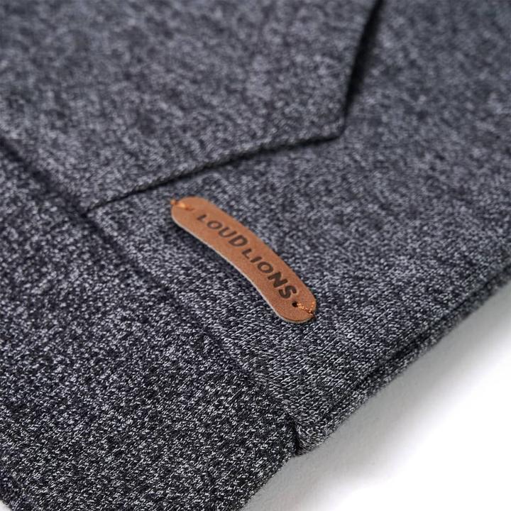 Produktbild VidaXL Kinder-Kapuzenpullover mit Reissverschluss Grau Melange (128)
