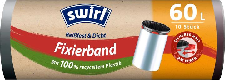 Swirl Bevestigingstape vuilniszak (10 x, 60 l)