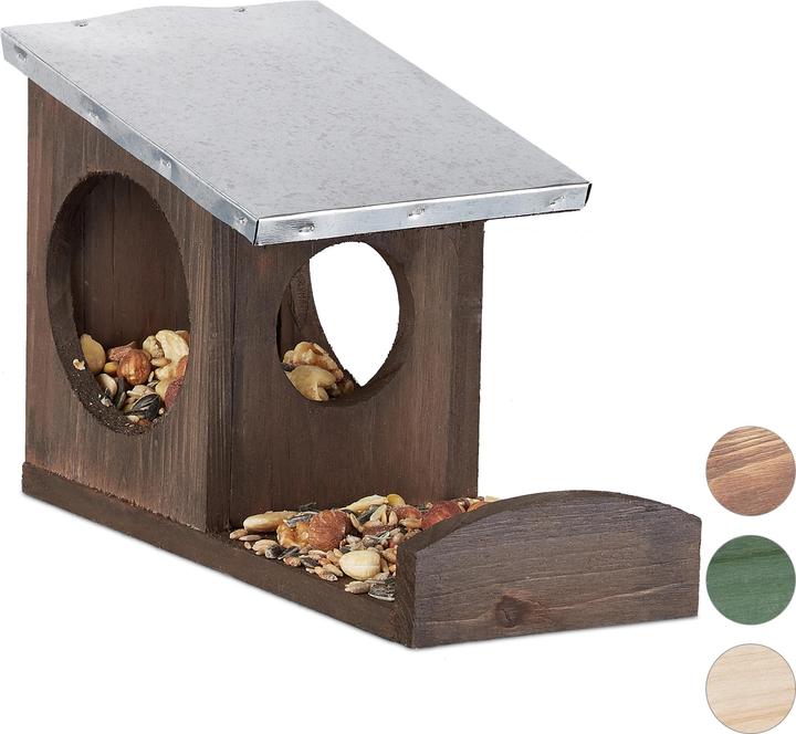 Produktbild Relaxdays Eichhörnchen Futterhaus