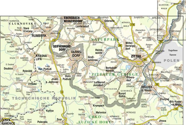 Produktbild Naturpark Zittauer Gebirge - Luzicke Hory (Lausitzer Gebirge)