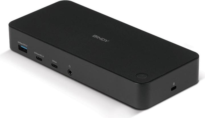Actual product image Lindy Docking Station USB 3.2 Type C&A Hybrid Laptop DP,HDMI (USB-C, 3 Ports)