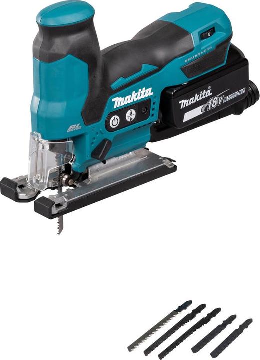 Produktbild Makita DJV 185 RF1J Akku PendelhubstichsÃ¤ge 18 V Brushless + 1x Akku 3,0 Ah + LadegerÃ¤t + Makpac