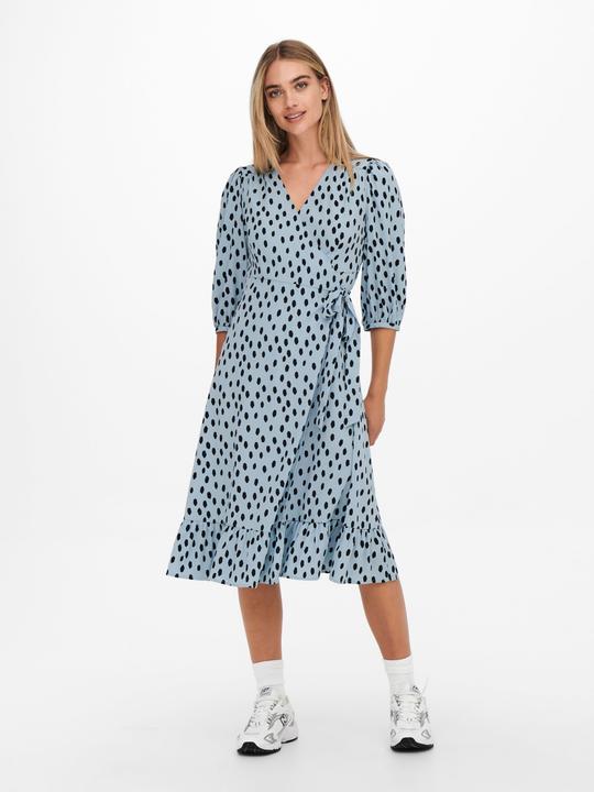 Produktbild Only 3/4-Ärmeliges Wickel- Midikleid (M)