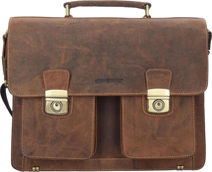 Greenburry Vintage Aktentasche Leder 40 cm