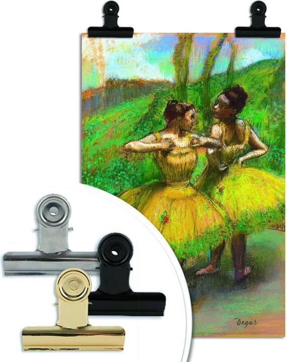 Image du produit Trenddeko Degas - Deux danseuses en jaune (70 x 100 cm)