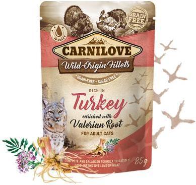 Image du produit Carnilove Cat Adult Pouch Ragout Dinde & racine de valériane (Adulte, 24 pcs, 2040 g)