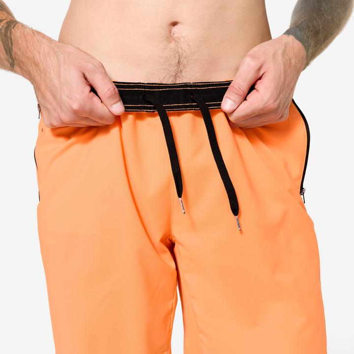 Actual product image Domyos Shorts Reissverschlusstaschen - orange (XL)