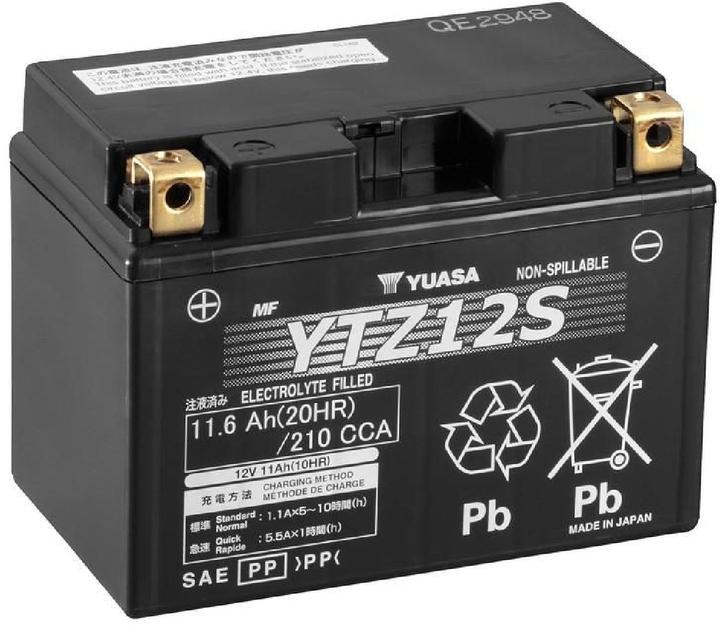 Yuasa Batterie moto YTZ12S (12 V, 11 Ah, 210 A)