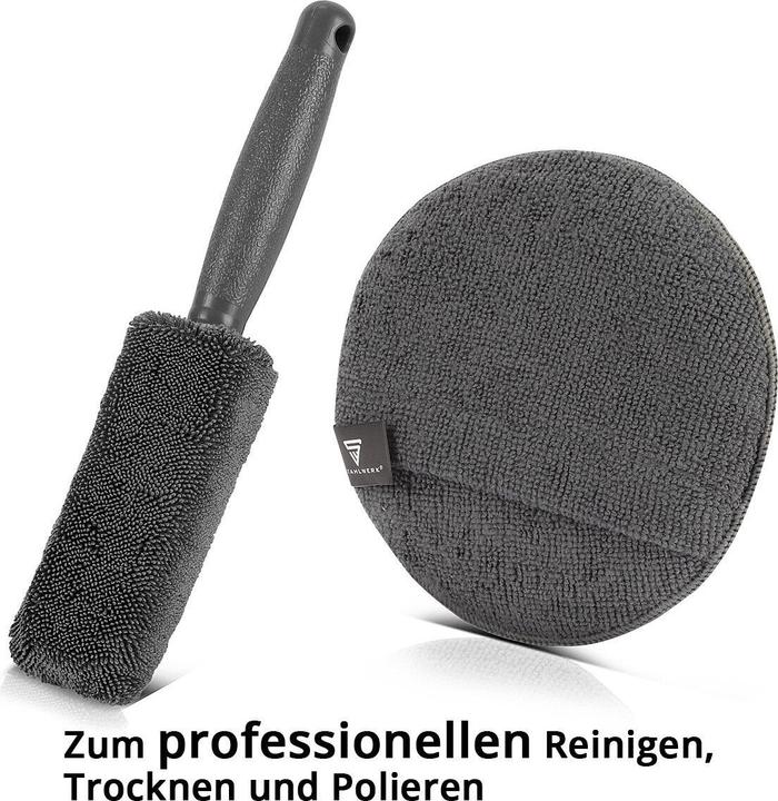 Actual product image Stahlwerk Car cleaning set 7-piece car care set / reconditioning set