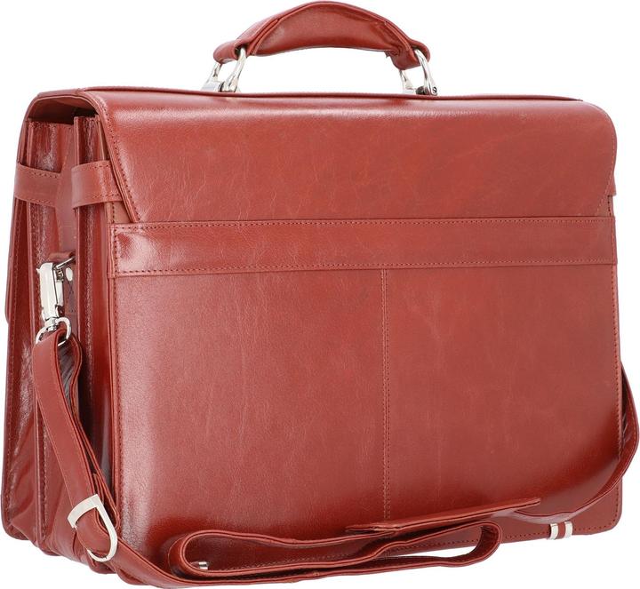 Produktbild Alassio 47124 - Aktentasche MOCCA, aus echtem Leder, ca. 38 x 30 x 16 cm, cognac (15")