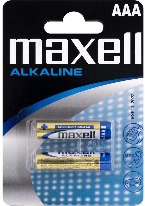 Actual product image Maxell Battery AAA 2 pieces (2 pcs., AAA)