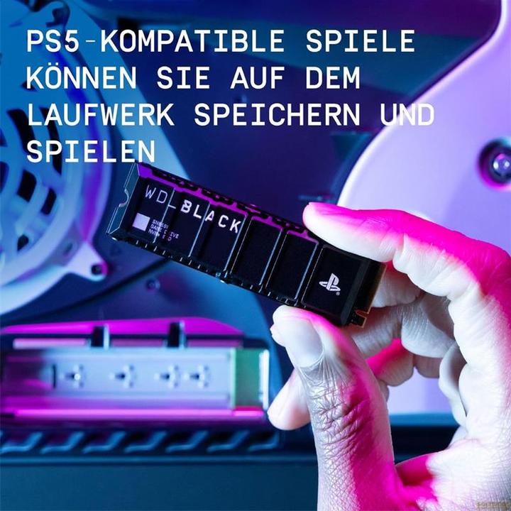 Image du produit WD Black SN850 with Heatsink (Retail) (1000 Go, M.2 2280)