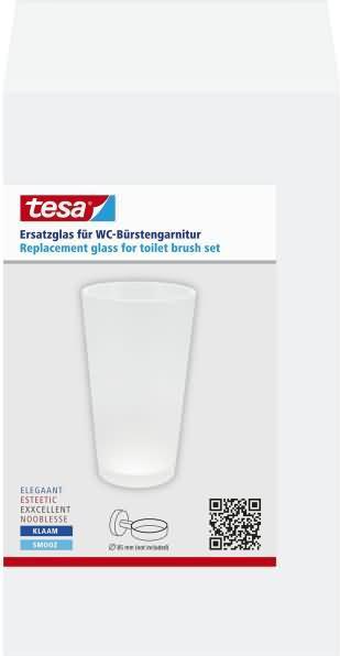 Immagine prodotto tesa Vetro di ricambio per scopino incluso soluzione adesiva senza forare